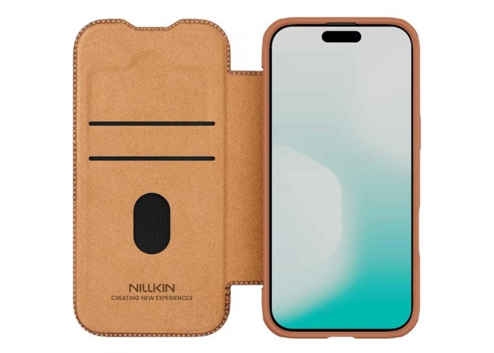 Шкіряний чохол-книжка Nillkin Qin Pro Camshield для Apple iPhone 17 Air (6.5
