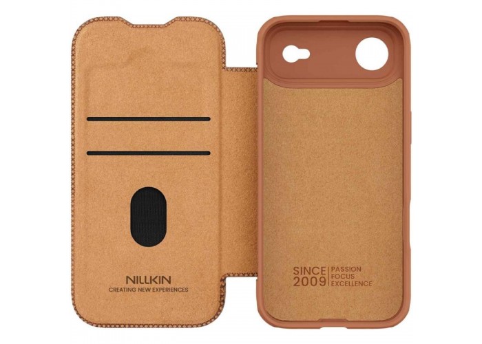 Шкіряний чохол-книжка Nillkin Qin Pro Camshield для Apple iPhone 17 Air (6.5