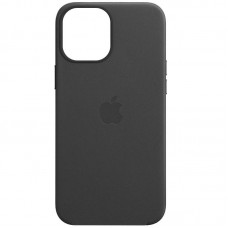 Шкіряний чохол Leather Case (AAA) with MagSafe and Animation для Apple iPhone 12 Pro Max (6.7")  Black - 00000044071_1