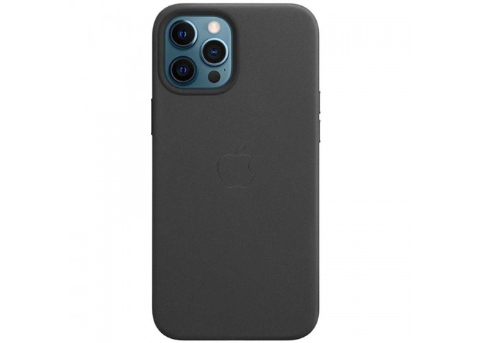 Шкіряний чохол Leather Case (AAA) with MagSafe and Animation для Apple iPhone 12 Pro / 12 (6.1