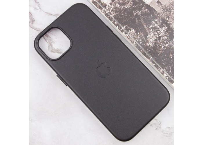 Шкіряний чохол Leather Case (AAA) with MagSafe and Animation для Apple iPhone 13 (6.1