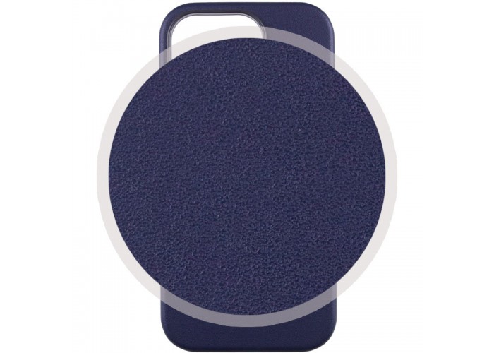 Шкіряний чохол Leather Case (AAA) with MagSafe and Animation для Apple iPhone 14 (6.1