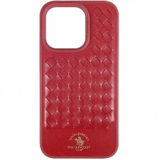 Шкіряний чохол Polo Santa Barbara для Apple iPhone 14 Pro (6.1")  Red - 00000055885_4