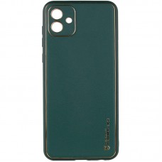 Шкіряний чохол Xshield для Samsung Galaxy A05  Зелений / Army green - 00000069358_3