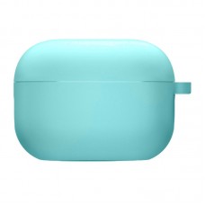 Силіконовий футляр з мікрофіброю для навушників Airpods 4  Бірюзовий / Marine Green - 00000075783_3