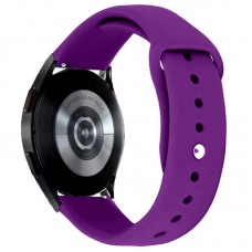 Силіконовий ремінець Sport для Smart Watch 20mm  Фіолетовий / Grape - 00000068670_38