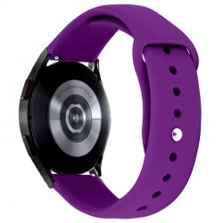 Силіконовий ремінець Sport для Smart Watch 20mm  Фіолетовий / Grape - 00000068670_38