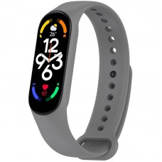 Силіконовий ремінець для Xiaomi Mi Band 7/6/5  Сірий / Gray - 00000077052_22