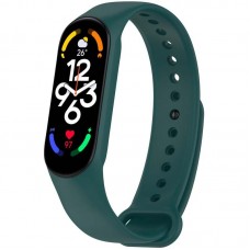 Силіконовий ремінець для Xiaomi Mi Band 7/6/5  Зелений / Pine green - 00000077052_18
