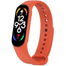 Силіконовий ремінець для Xiaomi Mi Band 7/6/5  Помаранчевий / Orange - 00000077052_8