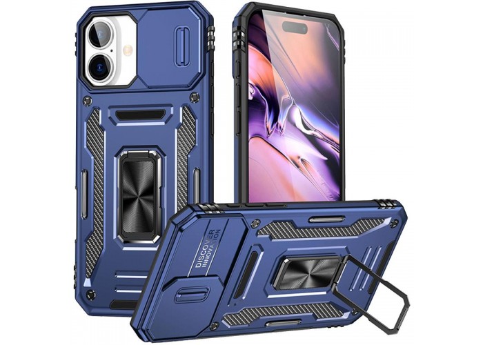 Ударостійкий чохол Camshield Army Ring для Apple iPhone 16 (6.1