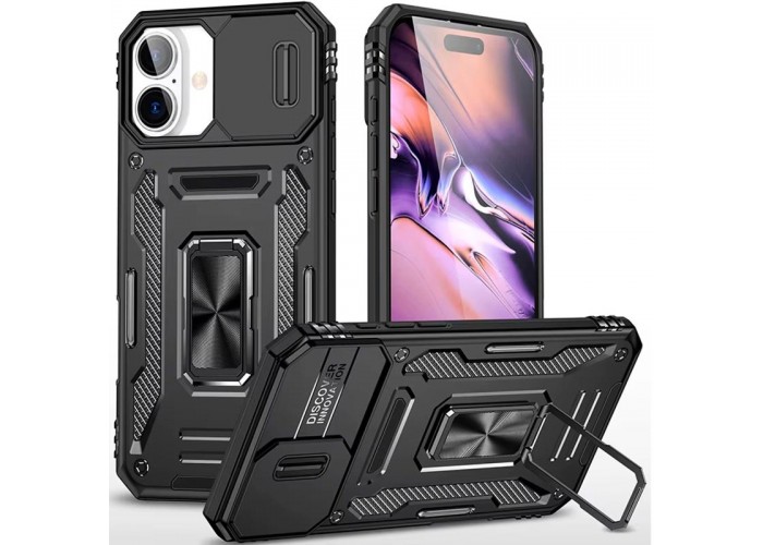 Ударостійкий чохол Camshield Army Ring для Apple iPhone 16 (6.1