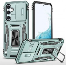 Ударостійкий чохол Camshield Army Ring для Samsung Galaxy A54 5G  Зелений / Light Green - 00000064645_2