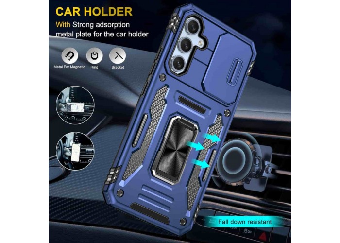 Ударостійкий чохол Camshield Army Ring для Samsung Galaxy S24 FE