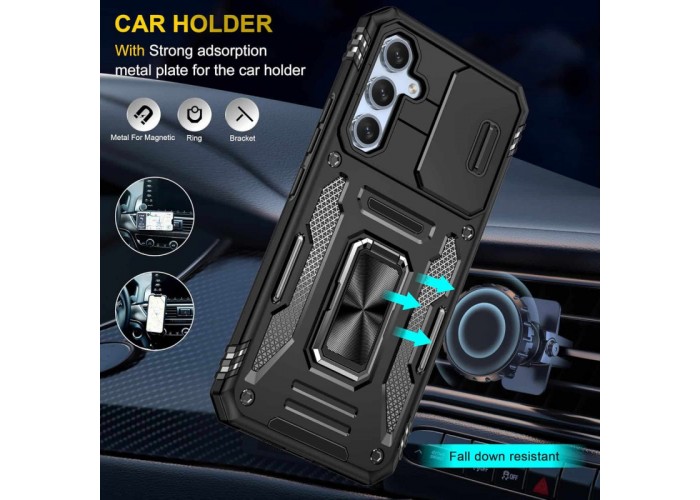 Ударостійкий чохол Camshield Army Ring для Samsung Galaxy S24 FE