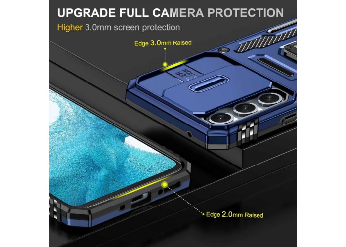 Ударостійкий чохол Camshield Army Ring для Samsung Galaxy S24 FE