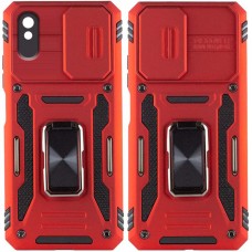 Ударостійкий чохол Camshield Army Ring для Xiaomi Redmi 9A  Червоний / Red - 00000057415_3