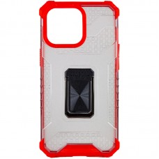 Ударостійкий чохол Transformer CrystalRing для Apple iPhone 13 Pro (6.1")  Червоний - 00000051682_1
