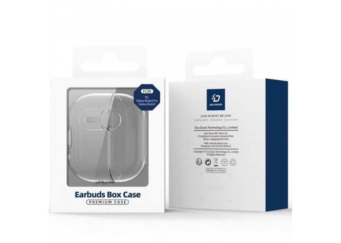 Ударостійкий футляр Dux Ducis Transparent Case для Samsung Galaxy Buds 3 / 3 Pro