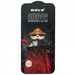 Захисне 2.5D скло Weva AirBag (тех.пак) для Apple iPhone 17 Pro Max (6.9")  Чорний - 00000081709_1