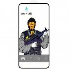 Захисне скло 5D Anti-static Matte (тех.пак) для Apple iPhone 14 Pro Max (6.7")  Чорний - 00000064932_1