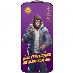 Захисне скло 5D Anti-static Purple (тех.пак) для Apple iPhone 17 Pro Max (6.9")  Чорний - 00000080498_1