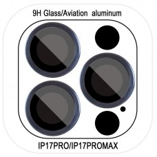 Захисне скло Metal Classic на камеру (у упак.) для Apple iPhone 17 Pro (6.3") / 17 Pro Max (6.9")  Синій / Dark Blue - 00000080470_3