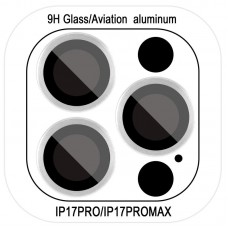 Захисне скло Metal Classic на камеру (у упак.) для Apple iPhone 17 Pro (6.3") / 17 Pro Max (6.9")  Срібний / Silver - 00000080470_2