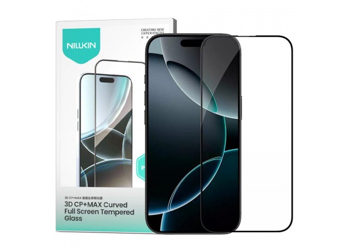 Захисне скло Nillkin (CP+ max 3D) (full glue) для Apple iPhone 16 Pro (6.3