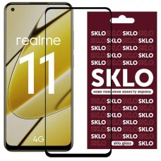 Захисне скло SKLO 3D для Realme 11 4G  Чорний - 00000068498_1