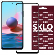 Захисне скло SKLO 3D для Xiaomi Redmi Note 10 / Note 10s / Poco M5s  Чорний - 00000043757_1