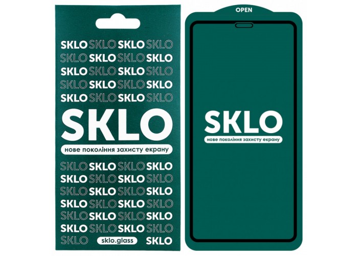 Захисне скло SKLO 5D для Apple iPhone 13 / 13 Pro / 14 / 16e (6.1
