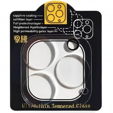 Захисне скло на камеру Full Block (тех.пак) для Apple iPhone 14 Pro (6.1") / 14 Pro Max (6.7")  Прозорий - 00000055775_1