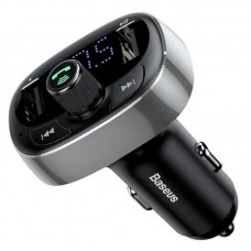 АЗУ Baseus Bluetooth FM Launcher 2.4A 2USB (CCALL-TM)  Серый (00000031258_3)