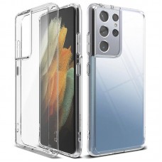 TPU чехол Epic Transparent 1,5mm для Samsung Galaxy S21 Ultra  Бесцветный (прозрачный) - 00000057671_1