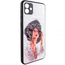 TPU+PC чехол Prisma Ladies для Samsung Galaxy A04  Girl in a hat - 00000058230_15