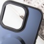 Чехол TPU+Glass Sapphire Midnight Open Camera with MagSafe для Apple iPhone 15 Pro (6.1