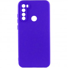 Чехол TPU GETMAN Liquid Silk Full Camera для Xiaomi Redmi Note 8T  Синий / Iris - 00000073805_10