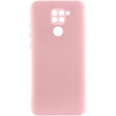 Чехол TPU GETMAN Liquid Silk Full Camera для Xiaomi Redmi Note 9 / Redmi 10X  Розовый / Pink - 00000073806_7