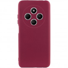 Чехол TPU GETMAN Liquid Silk Full Camera для Xiaomi Redmi 14C  Бордовый / Marsala - 00000074073_1