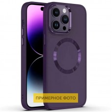 TPU чехол Bonbon Metal Style with MagSafe для Apple iPhone 16 Pro (6.3")  Фиолетовый / Dark Purple - 00000074339_10