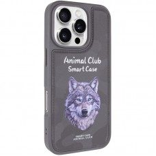 TPU+PC чохол Animal Club для Apple iPhone 16 Pro Max (6.9")  Titanium Gray - 00000082647_5