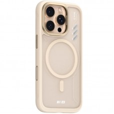 TPU+PC чохол Blueo Frosted Heat Dissipation Stand with MagSafe для Apple iPhone 16 Pro (6.3")  Золотий / Gold - 00000086656_2