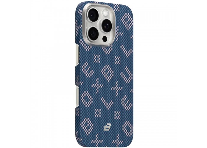 TPU+PC чохол Blueo Gilded Tactile Woven with MagSafe для Apple iPhone 16 Pro Max (6.9