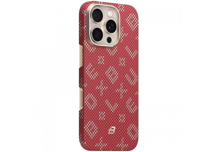 TPU+PC чохол Blueo Gilded Tactile Woven with MagSafe для Apple iPhone 16 Pro Max (6.9