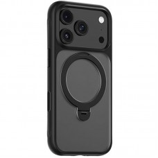 TPU+PC чохол Blueo Skin Friendly 360 Rotatable Stand with MagSafe для Apple iPhone 17 Pro (6.3")  Black - 00000083579_1