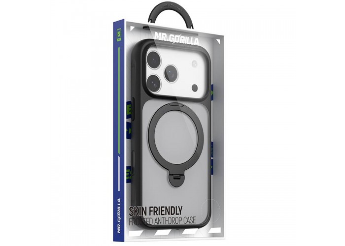 TPU+PC чохол Blueo Skin Friendly 360 Rotatable Stand with MagSafe для Apple iPhone 17 Pro (6.3