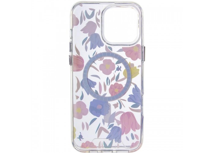 TPU+PC чохол Clear Garden with MagSafe для Apple iPhone 16 Pro (6.3