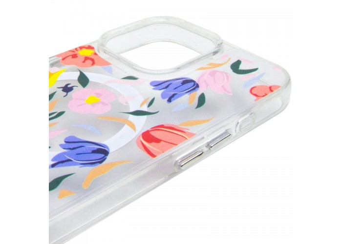 TPU+PC чохол Clear Garden with MagSafe для Apple iPhone 16 Pro (6.3