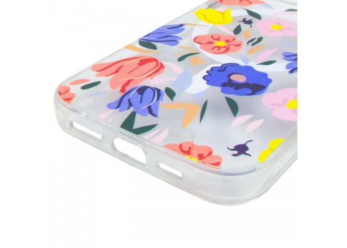 TPU+PC чохол Clear Garden with MagSafe для Apple iPhone 16 Pro (6.3